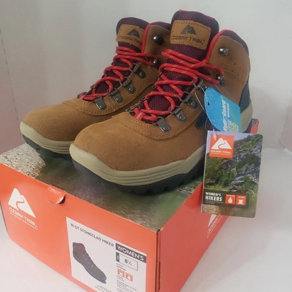 💜Ozark Trail Women's Waterproof Stoneclad Hiker Boots, Size:9 - Picture 1 of 16